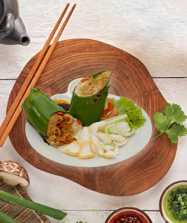 Nasi Bakar Cumi